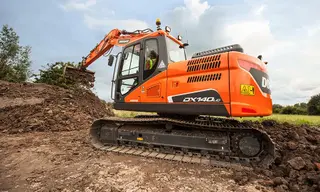 Obrázek stroje k pronájmu typu 14tunové pásové rypadlo | Doosan DX-140LC-5